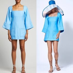 Alexis Caren Mini Dress Swimming Pool Blue Large
